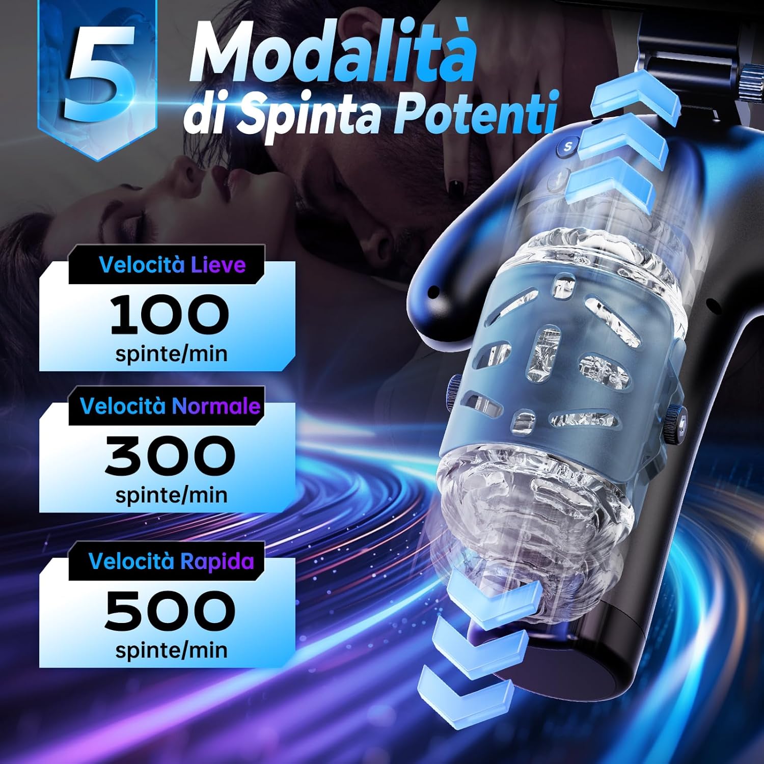 Mega-Masturbator 5 Modi & 5 Stimulationspunkten – Bild 5