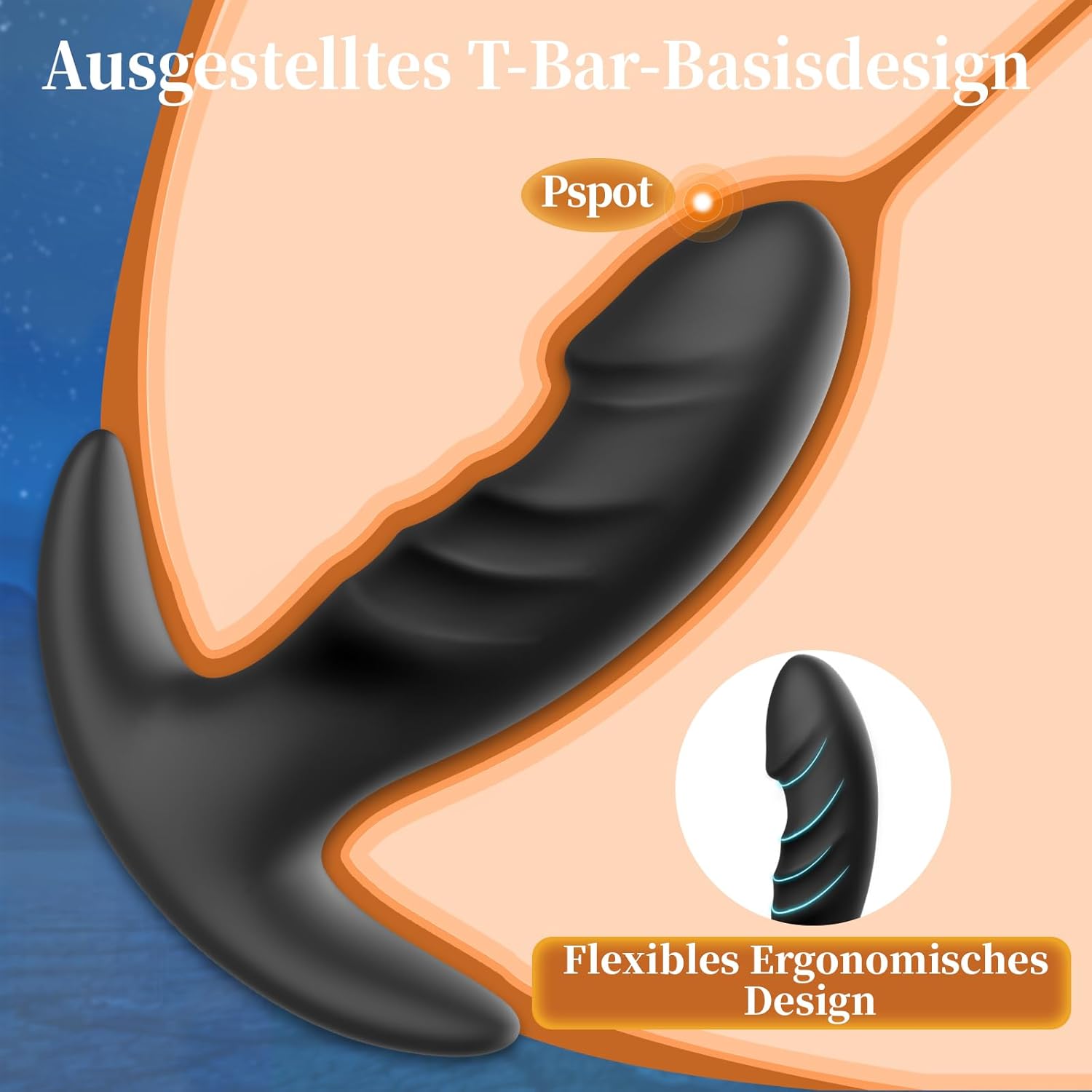 Analplug Set 3-teilig aus Silikon für Anfänger & Profis