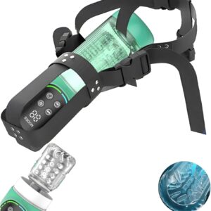Elektrischer Masturbator – 12-in-1 Sextoy mit Saugfunktion & Harness