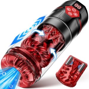 Elektrischer Masturbator – 4-in-1 Sextoy mit Vibration, Rotation & Saugfunktion