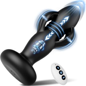 3-in-1 Prostata-Vibrator für Männer mit App, Stoß- und Expansionsfunktion