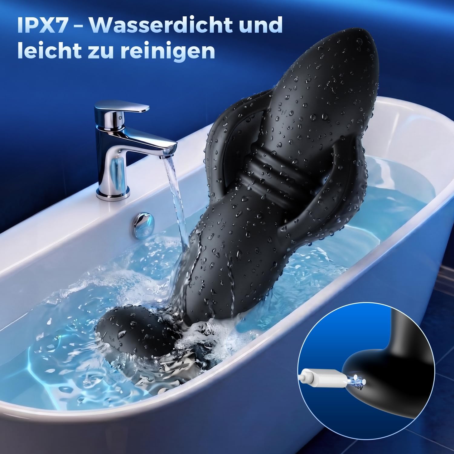 3-in-1 Prostata-Vibrator für Männer mit App, Stoß- und Expansionsfunktion – Bild 7