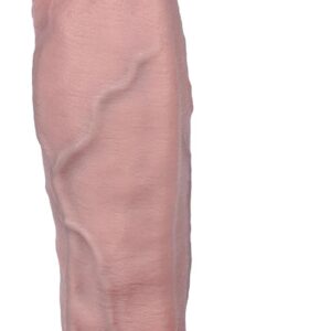 XXL Silikon Dildo 26 cm mit Saugnapf und großen Hoden