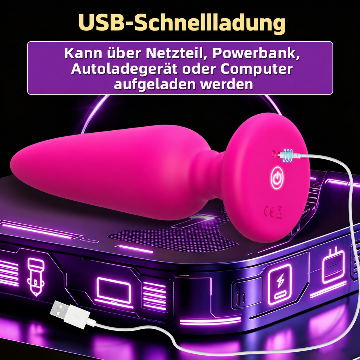 3-teiliges Analplug-Set mit Vibration & Fernbedienung – Bild 6