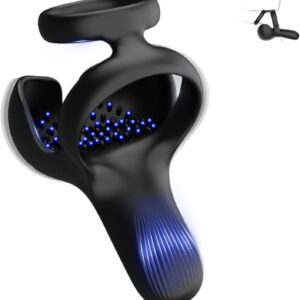 Vibrierender Penisring mit 10 Vibrationsmodi – Doppelstimulation & 2 Motoren