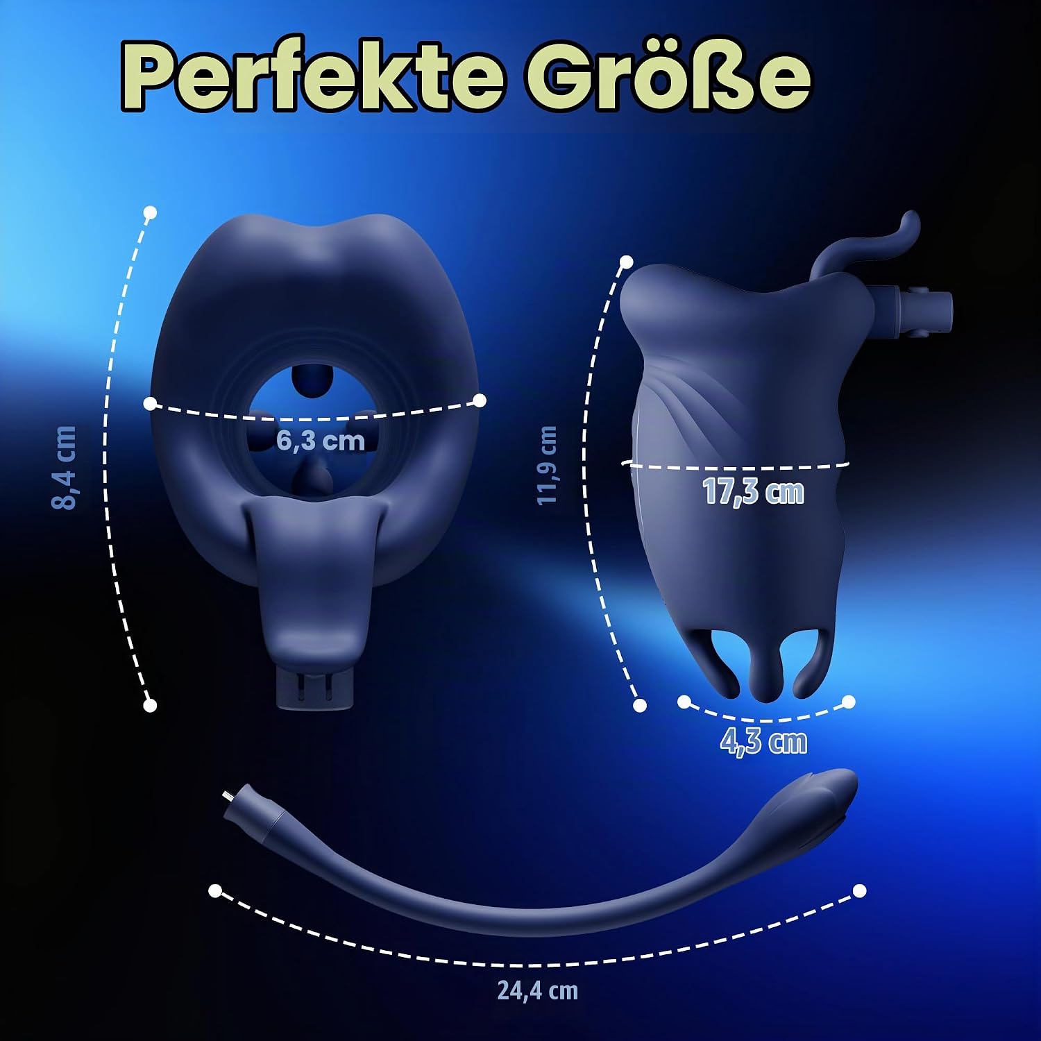 Masturbator mit Analplug – 2-in-1 Vibrator für Männer – Bild 5